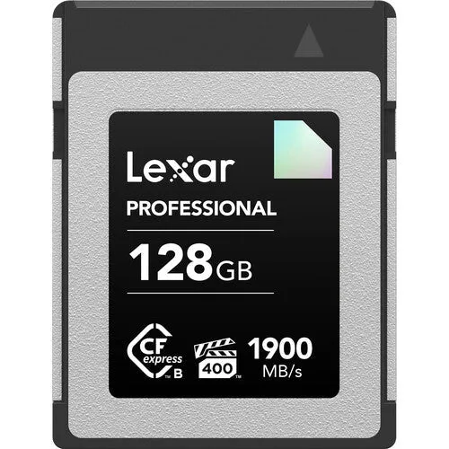 Tarjeta Lexar CFexpress Pro Tipo B Diamond Series 128 GB (1900 MB/s)