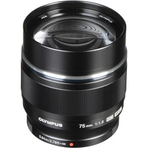 Olympus M.Zuiko Digital ED 75 mm f/1.8 (negro)