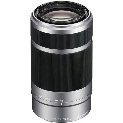 Sony E 55-210 mm f/4.5-6.3 OSS (plata)
